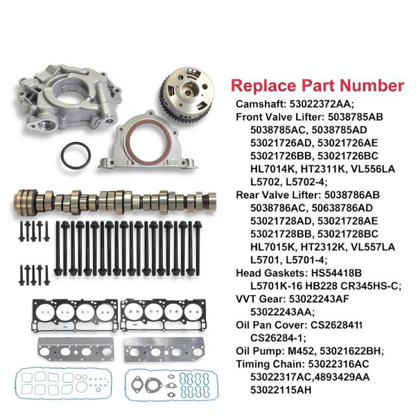 Camshaft Kit TorquelNova Polished for 5.7L V8-3
