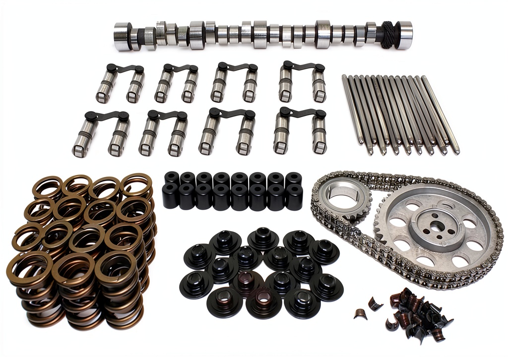 Installing Comp Cams K11-600-8 Performance Cam Kit for Chevrolet Big Block on a workbench